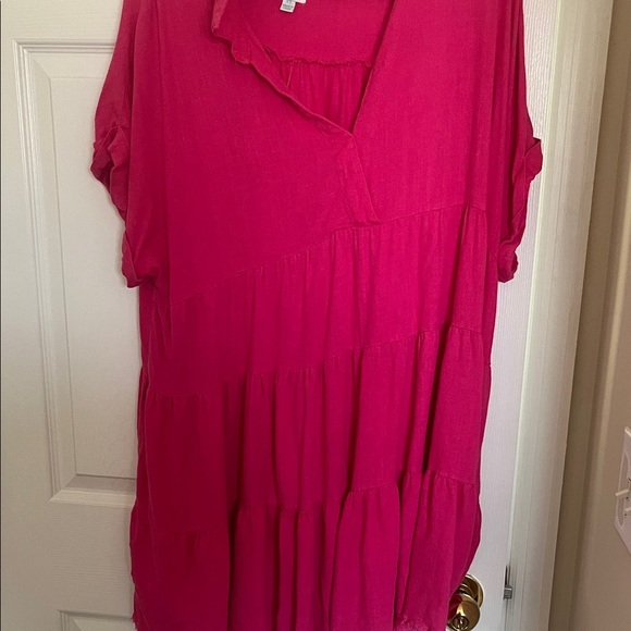 shop the mint Dresses & Skirts - Chic Pink Midi Dress shop the mint size xl